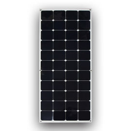 Lightweight 100W Flexible Pv Monocrystalline Solar Panel IP67 Junction Box With Diodes